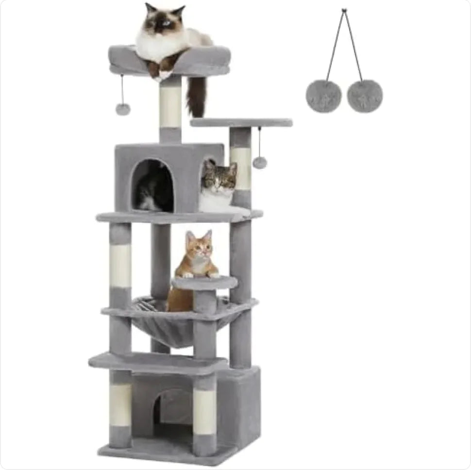 Minimalist Cat Climbing Tree MDF