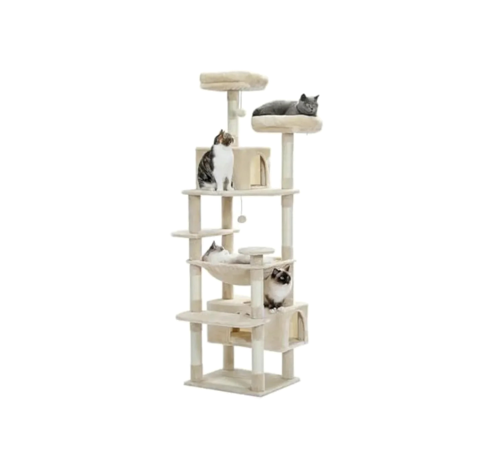 Minimalist Cat Climbing Tree MDF